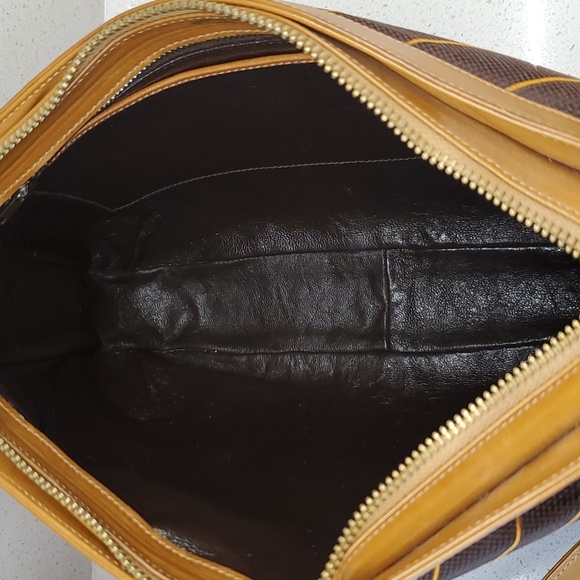 RARE GUCCI Canvas-Leather crossbody bag - Picture 8 of 11